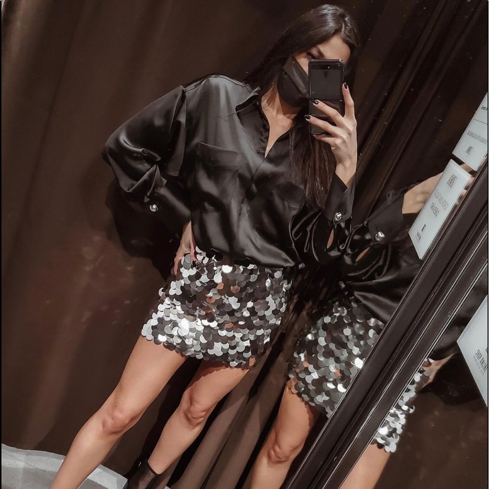 Limited Edition Sequin Skirt Zara